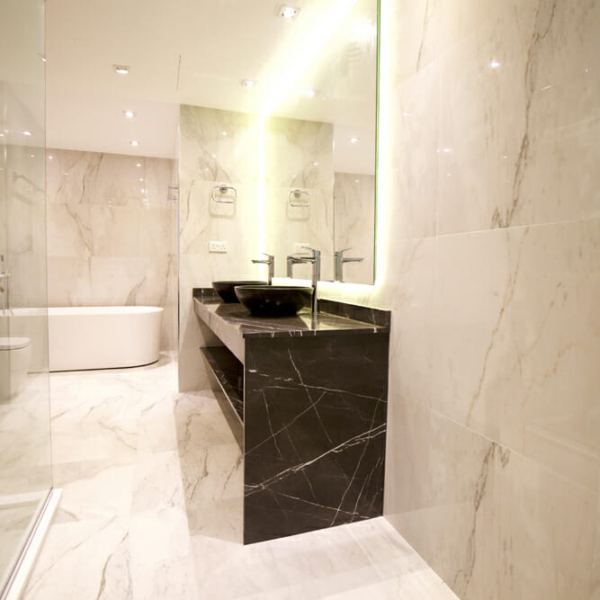 Smart Renovation Design & Fit-Out Company in Dubai presents beautiful Palma townhouse bathroom renovation.