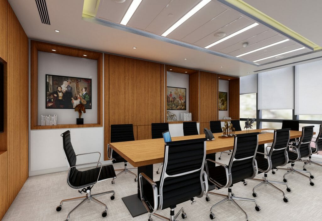Smart Renovation Design & Fit-Out Company in Dubai presents beautiful office renovation.