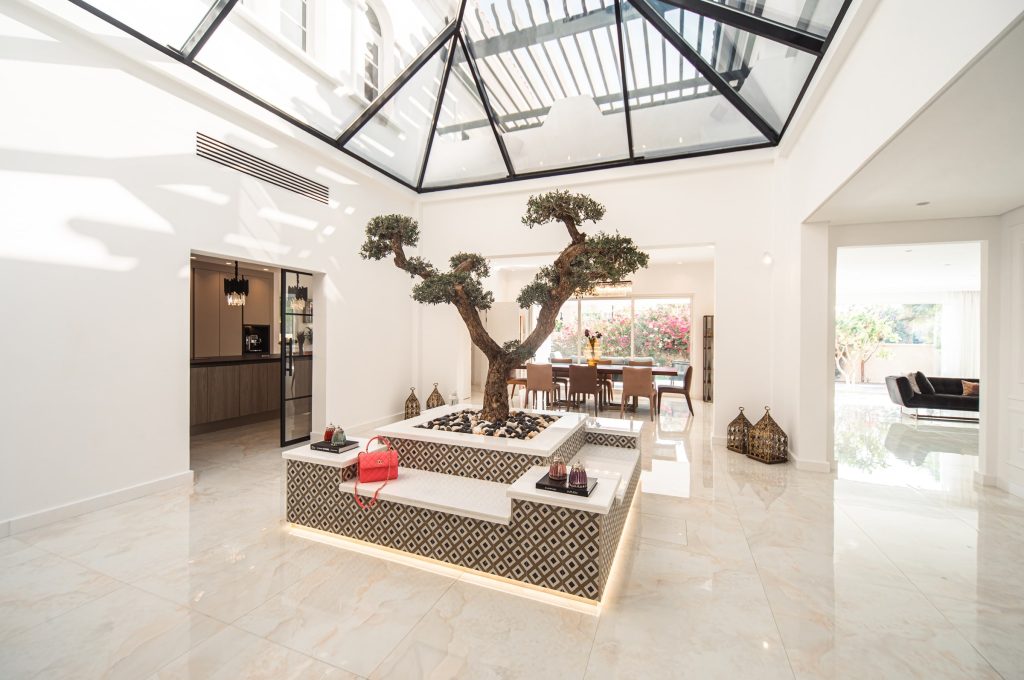 Modern open-plan living room